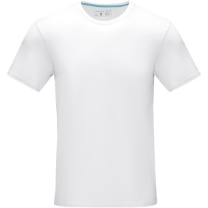 PF Tricou organic pentru bărbați cu mânecă scurtă din azurit