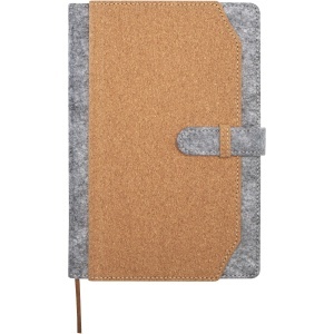 PF Viviana A5 recycled felt and cork notebook