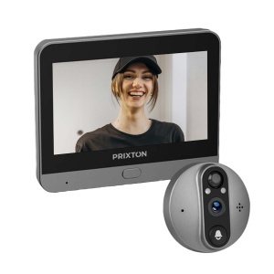 PF Vizualizator inteligent pentru pază de ușă Prixton DV50 cu Wi-Fi