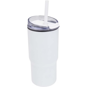 PF Westin 540 ml RCS recycled double wall insulated tumbler with straw