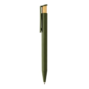 Plastic retractable pen. Bamboo insert - Img 3
