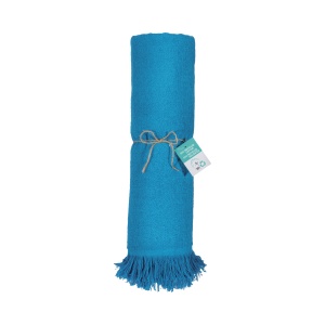 Prosop de plajă/Fouta cu franjuri din bumbac reciclat, 360 g/m2 - Img 3