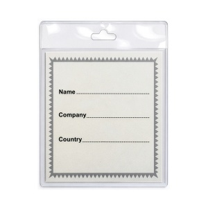 PVC transparent badge holder