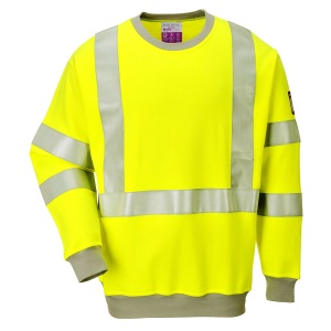PW FR Modaflame Anti-Static Hi-Vis Sweatshirt