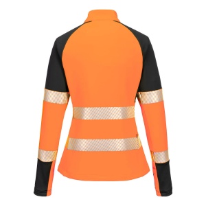 PW Hanorac PW3 Hi-Vis pentru femei cu fermoar 1/4 - Img 3