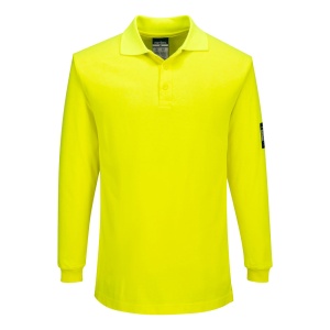 PW Modaflame Knit FR Long Sleeve Polo Shirt