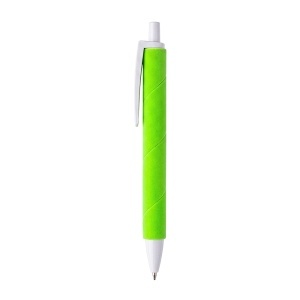 Retractable plastic pen. Colored barrel with velvet effect - Img 3