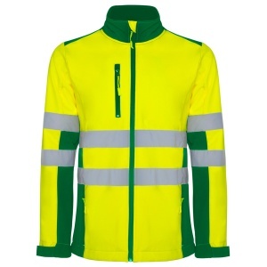 RO JACHETĂ SOFTSHELL CU VIZIBILITATE RIDICATĂ ANTARES - Două straturi. Exterior: 92% poliester /8% elastan. Interior: 100% poliester micropolar, 320 g/m² - Img 3