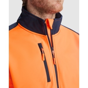 RO JACHETĂ SOFTSHELL CU VIZIBILITATE RIDICATĂ ANTARES - Două straturi. Exterior: 92% poliester /8% elastan. Interior: 100% poliester micropolar, 320 g/m² - Img 8