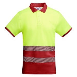 RO TRICOU POLO CU VIZIBILITATE RIDICATĂ ATRIO - 55% bumbac 45% poliester, 170g/m² - Img 1