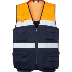 RO VESTĂ CU VIZIBILITATE RIDICATĂ BETA - Material principal: 65% poliester / 35% bumbac, serj de 200g/m²Material HV: 50% poliester / 50% bumbac, serj de 250 g/m² - Img 1