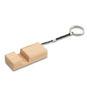 Royal Breloc KEYHOLD din bambus cu suport pentru telefon