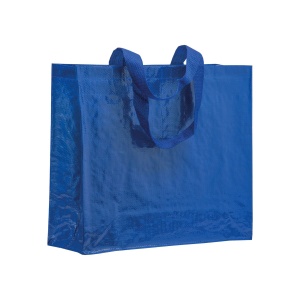 Sacoșă de cumpărături din PP laminată 120 g/m2 cu clin și mânere lungi tip panglică - Img 7