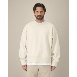 ST/ST Ryler - The unisex boxy crewneck sweatshirt in recycled cotton - Oversized | Unisex 400 g/m² - Img 12