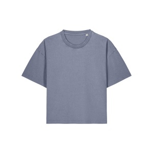 ST/ST Stella Nova Vintage - The women's garment-dyed boxy t-shirt - Relaxed Fit | Women 155 g/m² - Img 4