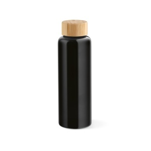AO Sticlă Indus din sticlă borosilicată și capac de bambus 510 ml. Etanșă