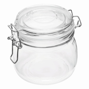 TOP™ Borcan de depozitare din sticla CLICKY M, aprox. 500 ml