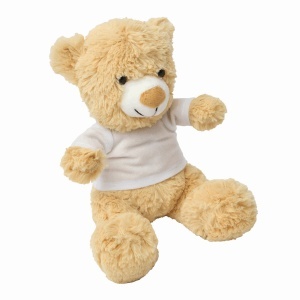 TOP ALEXANDER - Plush teddy bear with white t-shirt (packed separately)