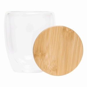 TOP BAMBOO ART M - Sticlă cu pereți dubli, capacitate aprox. 350 ml - Img 3