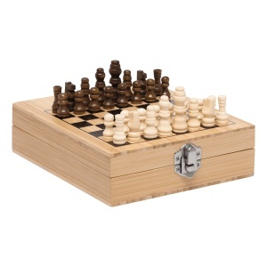 TOP BAMBOO CHESS - Set de vinuri cu joc de șah