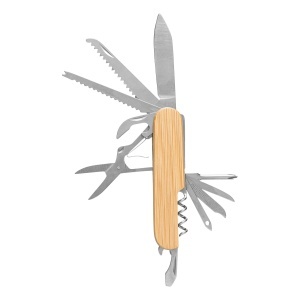 TOP BAMBOO HELPER - briceag de buzunar cu 11 piese - Img 4