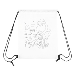 TOP COLOURFUL SNOWMAN - Drawstring bag for colouring - Img 9