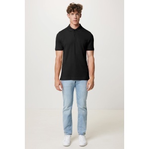 Tricou polo IQONIQ Yosemite din bumbac reciclat piqué - Img 3