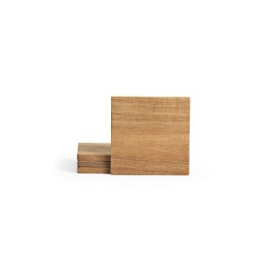 AO Suporturi pahare Christo din bambus. Set de 4