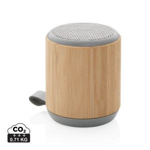 XD™ Bamboo and fabric 3W wireless speaker