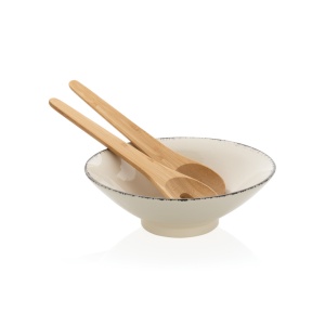 XD™ Ukiyo salad bowl with bamboo salad server