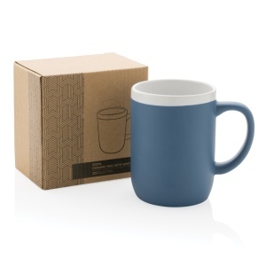XD Ceramic mug with white rim 300ml - Img 10