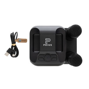 XD Singvibe RCS recycled plastic karaoke set with double mic
