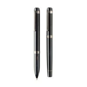 XD Swiss peak OSLO recycled stainless steel deluxe pen set - Img 3