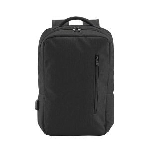 300D Polyester laptop backpack with 3 pockets. Laptop principal pocket and side pocket - Img 8