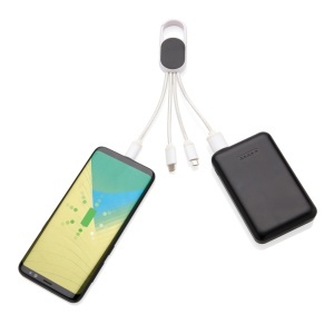 4-in-1 cable with carabiner clip - Img 6
