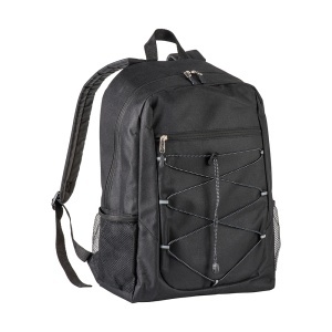 600D polyester 4-pocket backpack (two mesh side pockets). Padded straps and back - Img 19