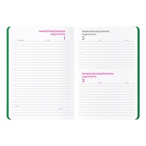 Agenda zilnică 2027. Copertă moale din PU moale cu margini colorate ale paginii - Img 6