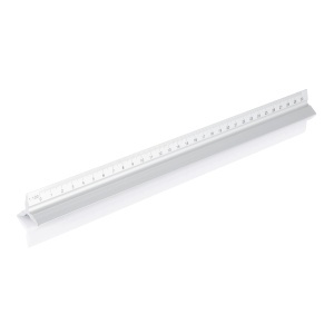 Aluminium triangle rule - 30cm - Img 4