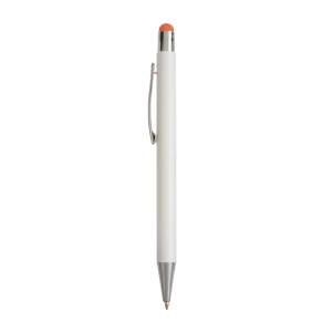 Aluminum push button ball pen with colored touch screen and laser engraved logo - Img 6