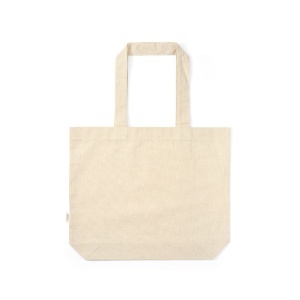 AO Geantă de cumpărături Annapurna din bumbac 180 g/m². Mânere și clin de 65 cm.