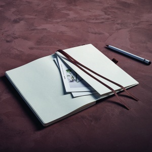 AO Steinbeck A5 Notebook Woodgrain cover. 70gsm FSC 196 pages