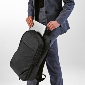 AO Vilnius Backpack 18L rPET. Front pocket. Fits 17" Laptop