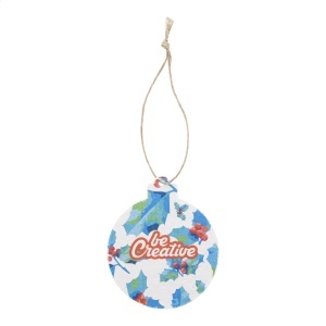 AP CreaJul Seed - ornament personalizat din hârtie de semințe pentru pomul de Crăciun, rotund