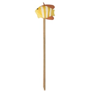 AP Fish - candle on bamboo