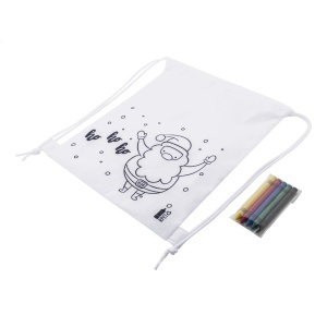 AP Julfar Bag B - colouring Christmas drawstring bag - Img 3