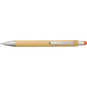 AX™ Bamboo ball pen, touch pen - Img 1