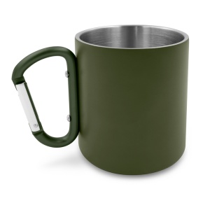 AX™ Cană din aluminiu reciclat 280 ml cu clips pentru carabină | Pari - Img 18