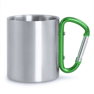 AX™ cană metalică 210 ml cu carabinieră - Img 9