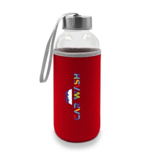 AX™ Glass bottle 420 ml with pouch | Bob - Img 11