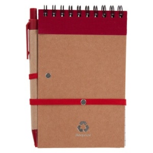 AX™ Notebook approx. A6 with ball pen | Chapman - Img 3